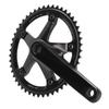 Aluminiumlegierung 144 BCD 48T Single Speed Kurbelgarnitur Fahrrad Kurbelarm Fahrrad Kurbelarm Set Schwarz