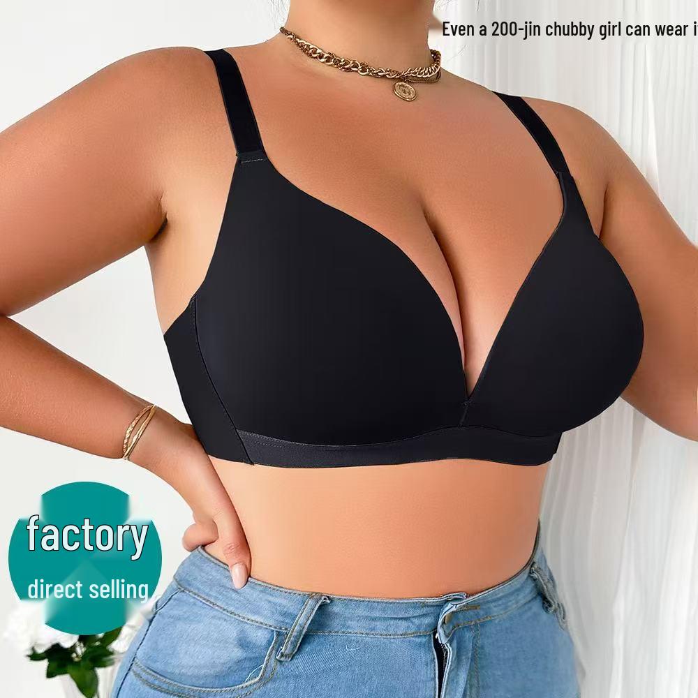 Plus Size Seamless Underwire Bra: Supportive, Anti-Sag, Beautiful Back Design