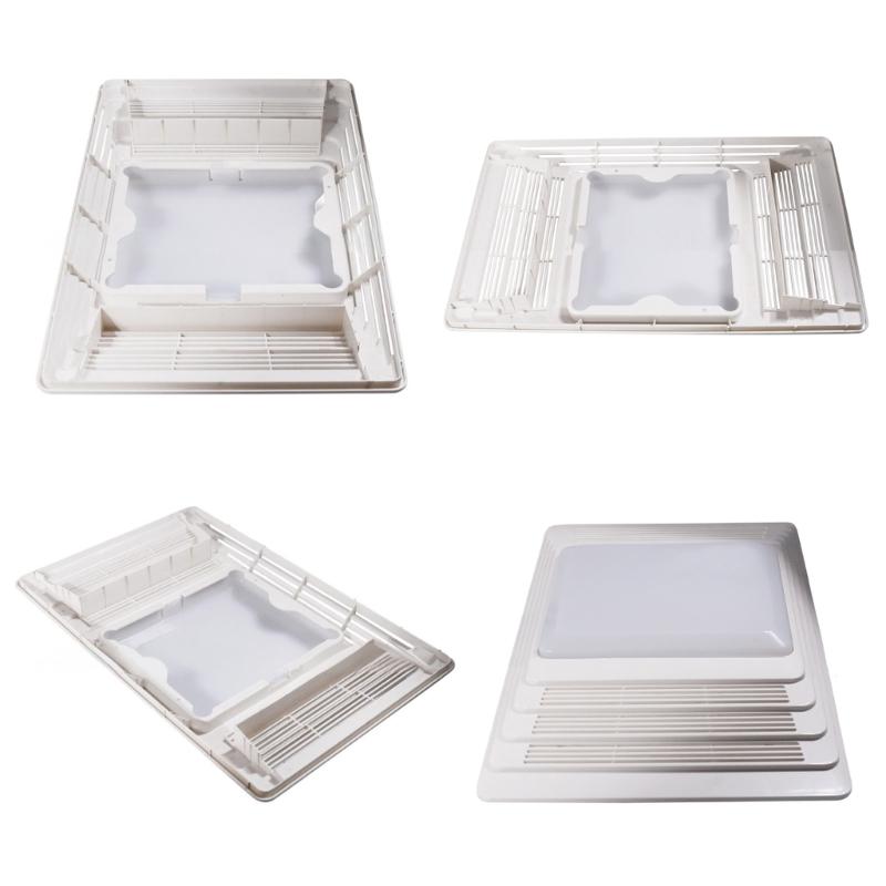 ABS Bathroom Ventilation Grille with Noise Reduction Designs S97013662 Tool Easy Mounting Systems Air Circulation Grille