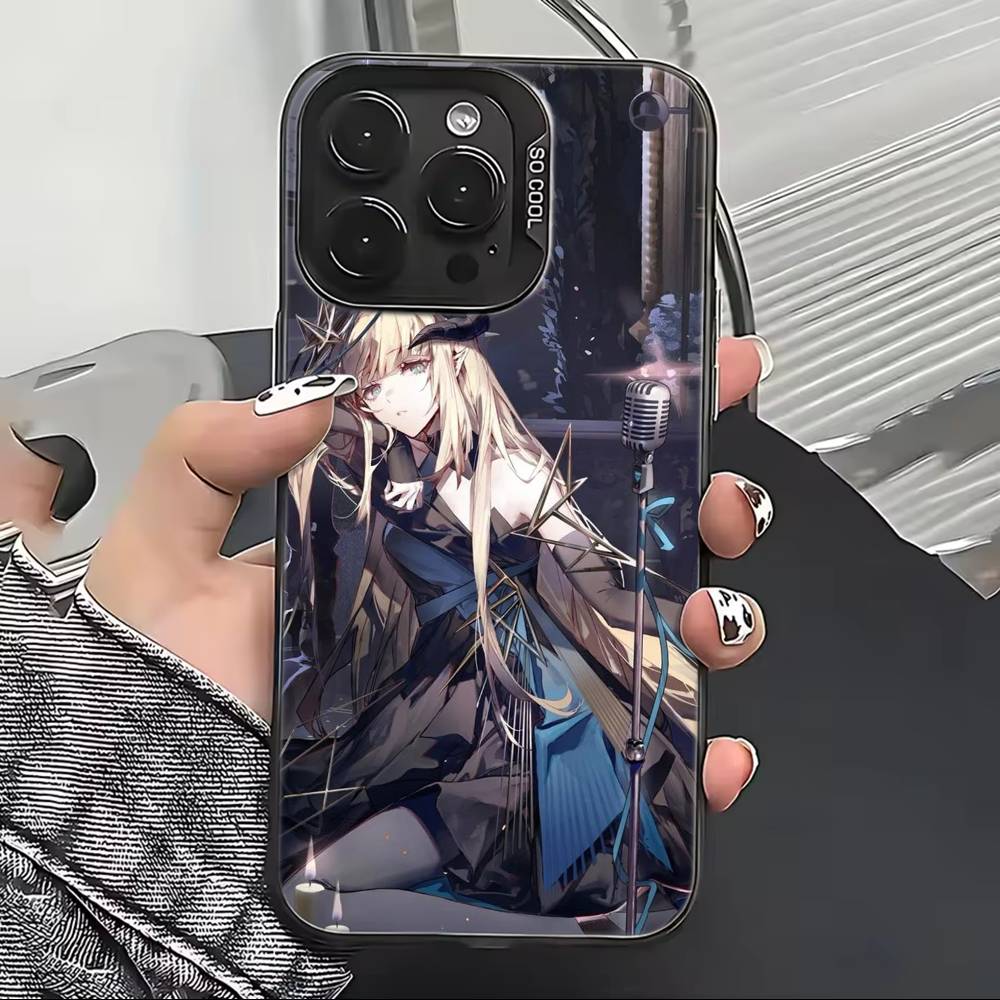 Game Arknights Phone Case For iPhone 17,16,15,14,13,12,11 Plus,Pro Max,XS,Colorful Silver Phone Case Funda Cover