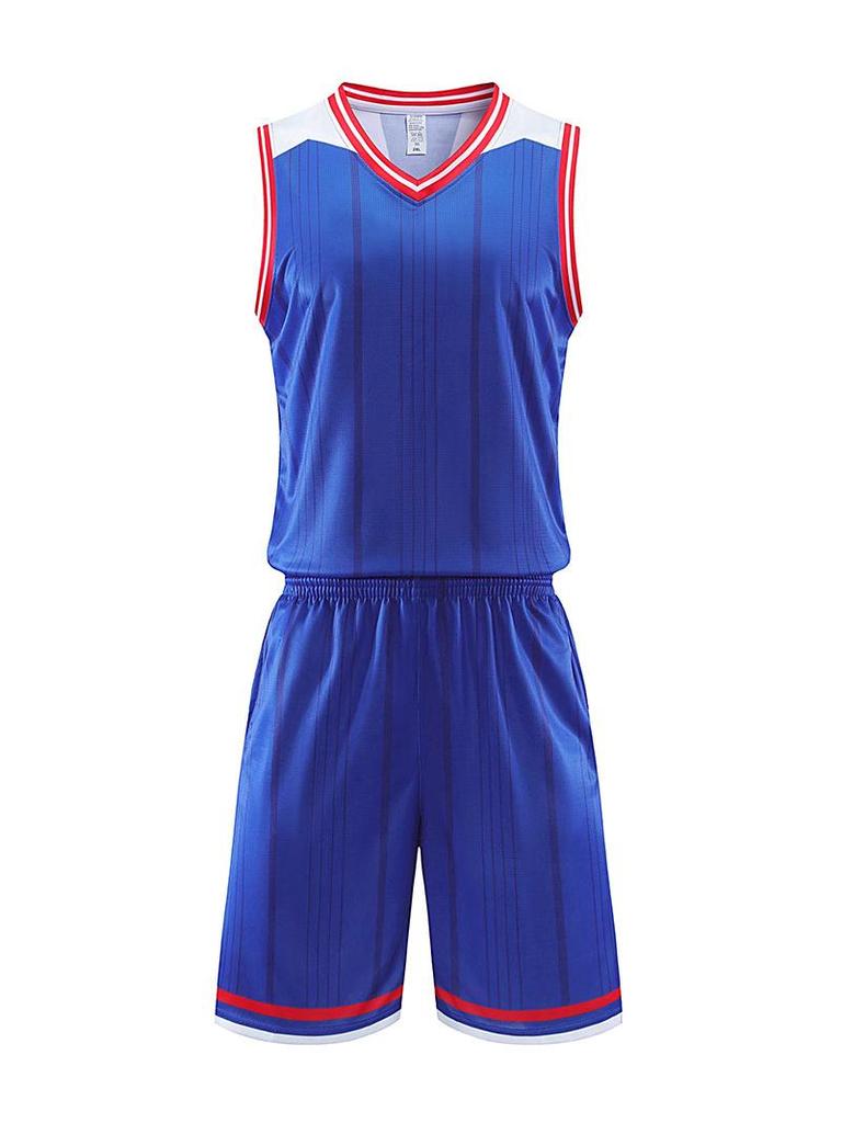 Men's Trendy Sports Basketball Uniform Set – Tank Top & Shorts