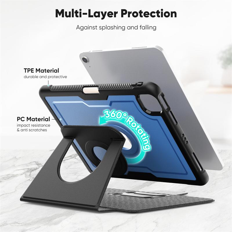For iPad 12th A18 Mini 6 7 iPad Air 11 13 2024 2025 iPad A16 11th 10th 10.2 9th Gen Magnetic Tablet Case iPad Air 8 6 4 5 Pro 11 13 12.9 Inch Cover