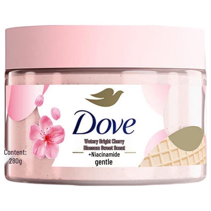 Dove Cherry Blossom Ice Cream Body Scrub 280g