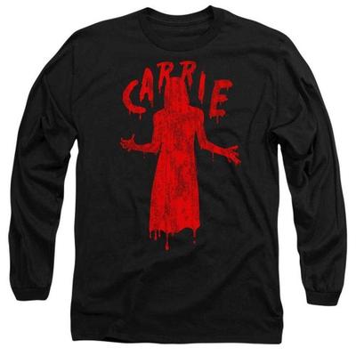 Carrie Unisex Adult Silhouette Long-Sleeved T-Shirt
