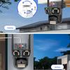 Wireless PTZ Camera with Triple Lens & Screen for Home Network Monitoring