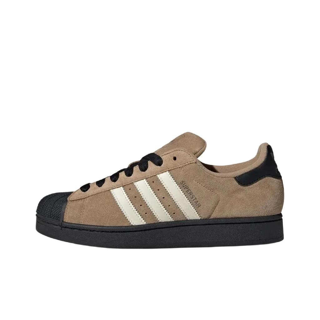 Adidas Originals Superstar 2 Classic Versatile Skate Shoes Unisex Sneakers Brown JQ3221