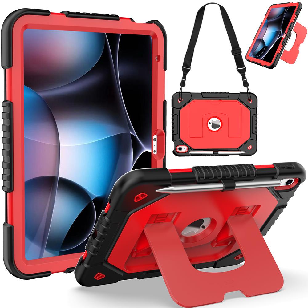Rugged Case Universal for IPad A16 2025 11th 10.9 2022 10th Gen. A3354 A3355 A3356 A2757 A2777 A2696 Heavy Duty Kickstand Cover