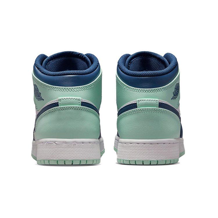 Jordan 1 Mid Mystic Navy Mint Foam GS 554725-413