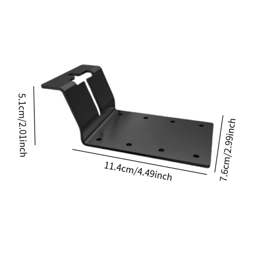 Sturdy 3 Inch T-Post Mounting Bracket Sleek and Minimalist Design Iron Vertical Mounting Bracket Weather Resistant Convenient