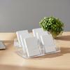 Acrylic Card Display Stand Space Saving Trading Storage Box Easy Access Desktop Postcard