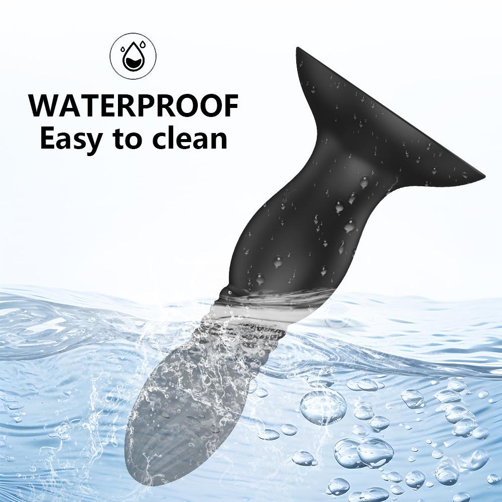 Multi-speed Wireless APP Remote Suction Cup Telescopic Vibration Silicone Anal Plug Rechargeable Adult Anal Toy