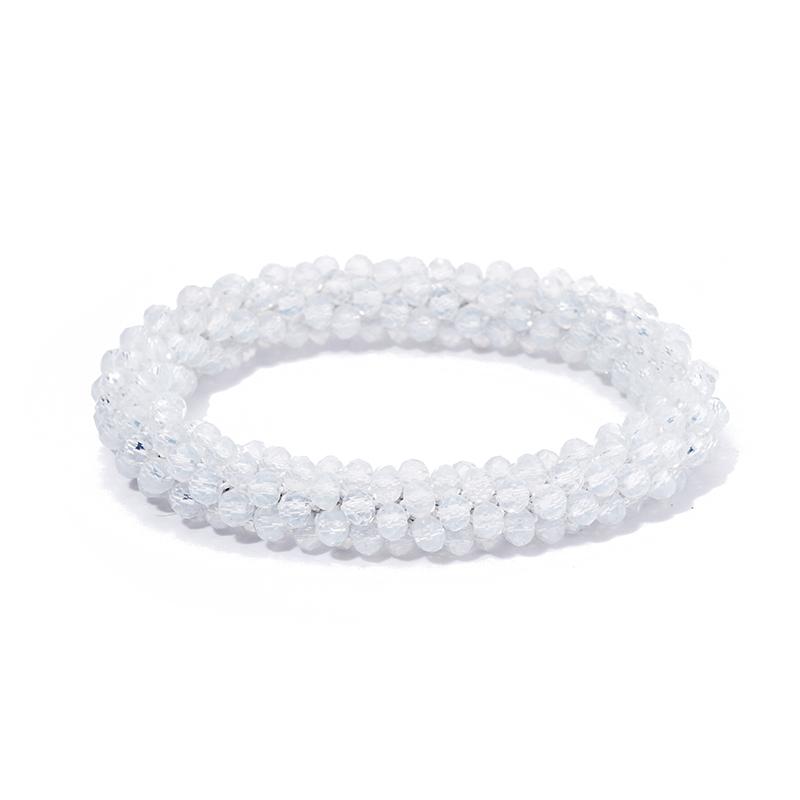 Boho Elastic Bracelets & Bangles For Women Vintage Stretch Bohemian Femme Crystal Glass Beads Bracelets Party Jewelry Gift