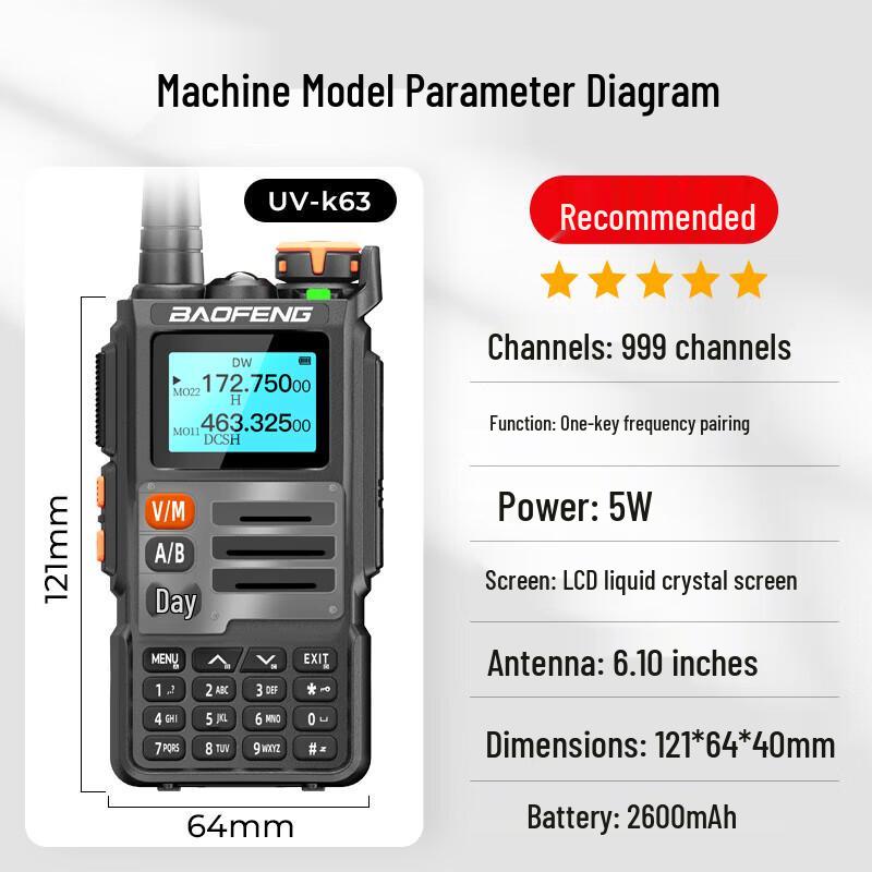 

Baofeng UV-5R Series Professional Dual-Band Two-Way Radio (CN version)