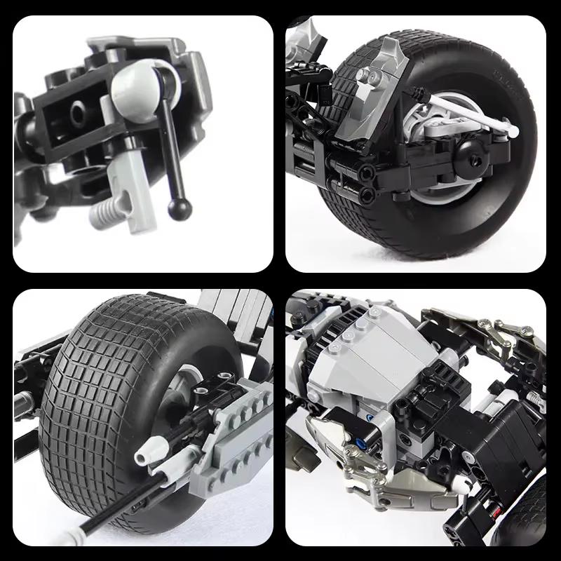 Süper Kahraman Gece Şövalyesi 1989 Batmobile Süper Araba Model Yapı Blokları BatAraba Modeli Kendin Yap Motosiklet Araba Oyuncakları Erkek Çocuklar İçin Hediyeler