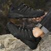 Zapatos de senderismo para hombre de estilo retro, resistentes, impermeables, con suela antideslizante, para viajes de montaña