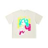 260 GSM Double Yarn 32 Count 100% Cotton Cyberpunk Edgerunners V5 Rebecca Print Unisex Heavy Cotton T Shirt