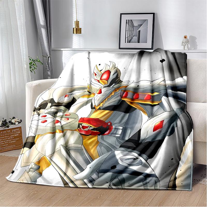 Sugar Man K-Kamen Rider GAVV Blanket Elastic Soft Candy Knight Full Storage Soft Warm Bedding Children's Gift throw blanket