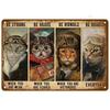 Metal Poster Pike Fish Art Fishing Store Wall Decor 20x30cm 2D Flat Metal Sign