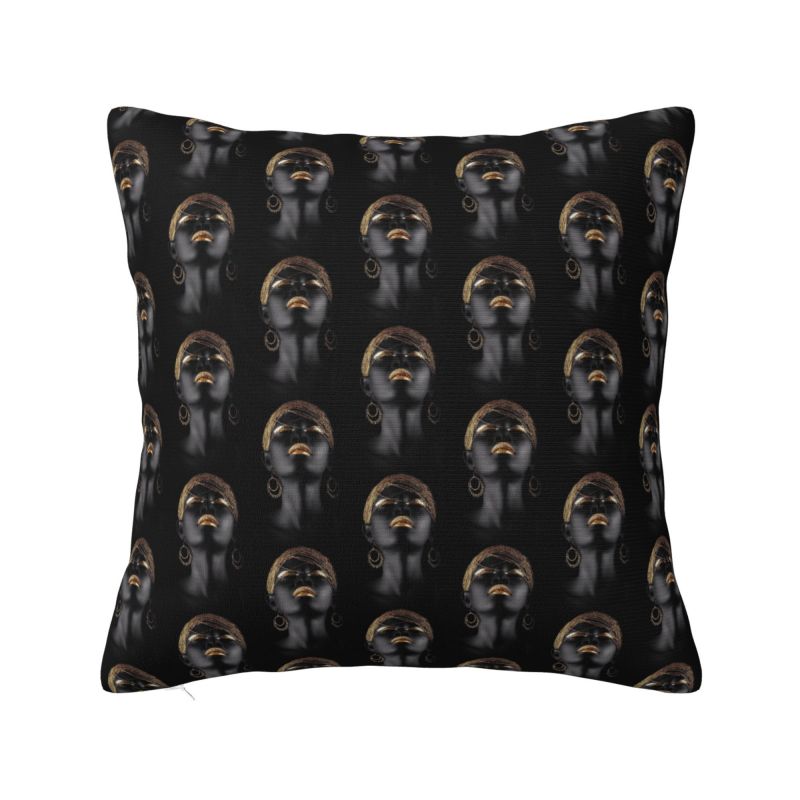 Custom Nordic Own Your Afro Sofa Cushion Cover Soft Abstract African Women Throw Pillow Case Home Decorative