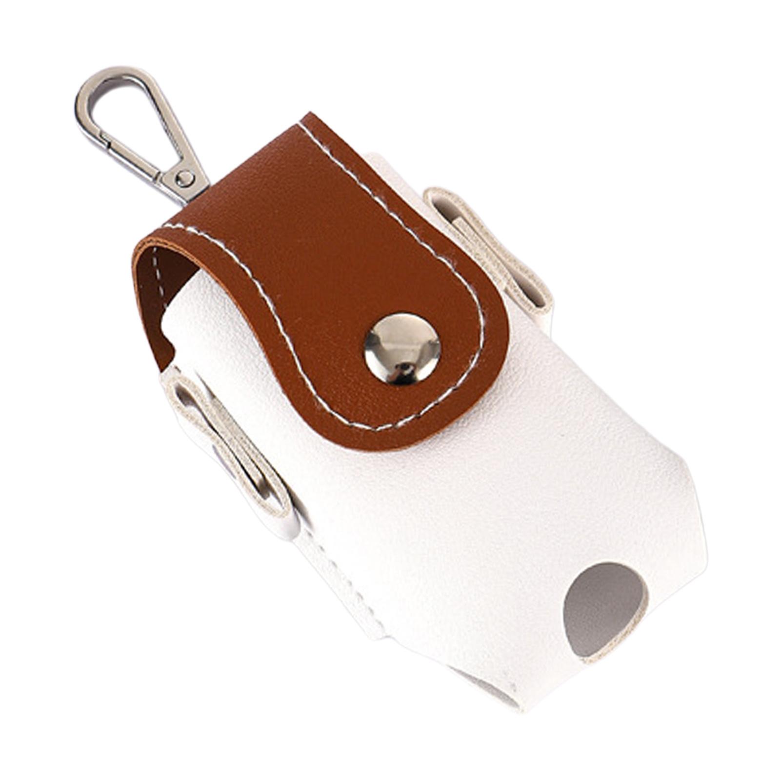 

Color Block Golf Ball Protector Pouch Waist Pack with Keychain Clip Lightweight Outdoor Sports Gear for Men and Women світло-коричневого кольору