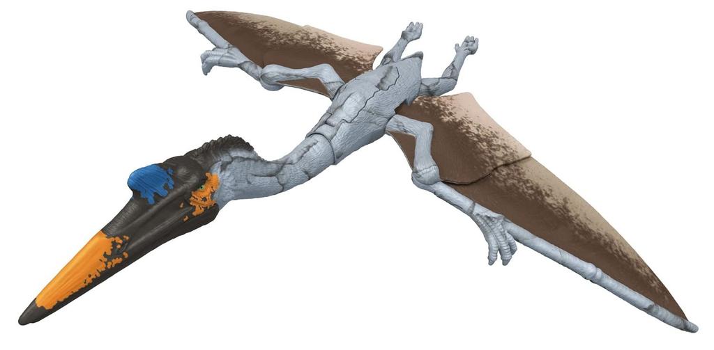 Mattel Jurassic World Big Action Figure: New Ruler Quetzalcoatlus (HDX48 Green, Large) [Total Length: Approx. 36cm] [Ages 4 and Up]