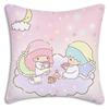 Littletwinstars Sanrios Pillow Covers Cartoon Sofa Decorative Home Double-Sided Printing Short Plush Cute Cushion Cover