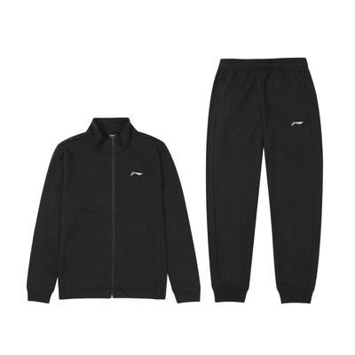 Li Ning Sweatshirt Sets Men's Black Thickened AWEV123-1