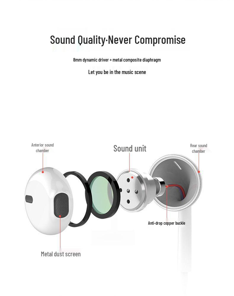 S6 Sports Wireless Bluetooth Earbuds with Heavy Bass for Apple & Android