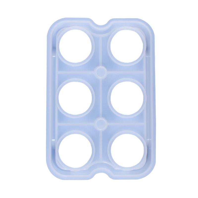 

1Pcs Egg Storage Rack Silicone Mold Eggs Organizer Holder Making Tool Refrigerator Storage Rack Mold Gifts for Home білий