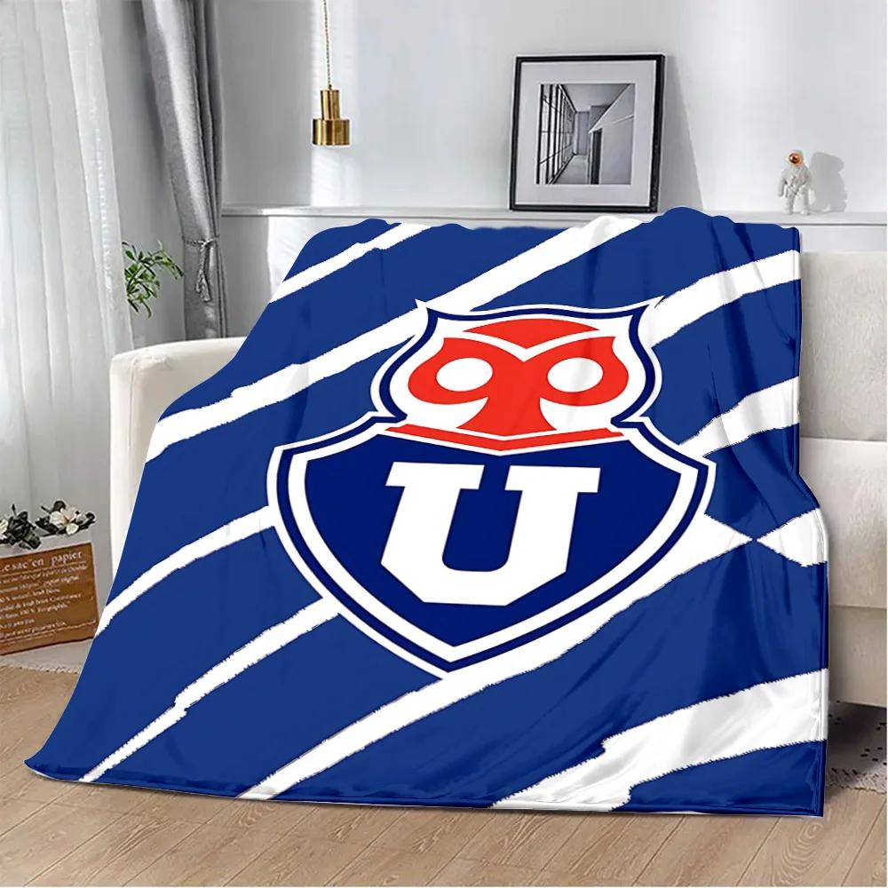 Chile Football University Printed Throw Blanket Soft Warm Perfect for Home Travel Picnic Gifts