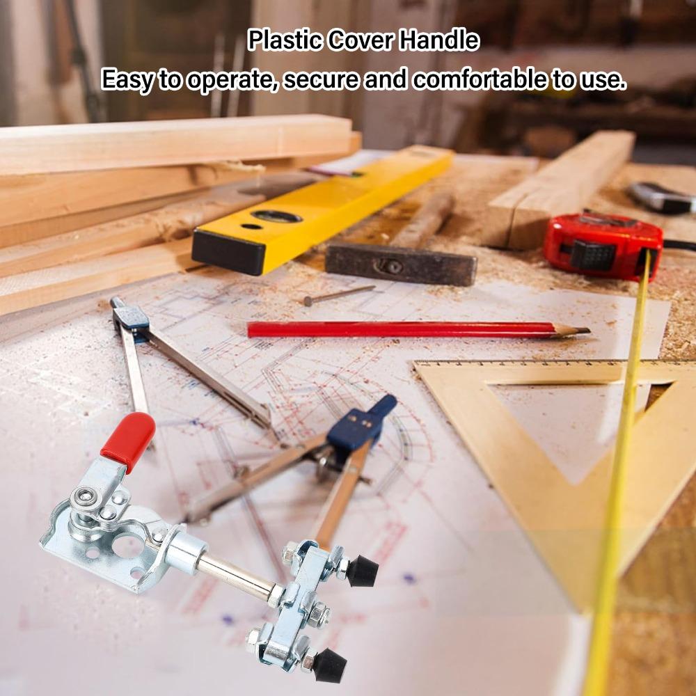 Quick Release Design Toggle Clamp Dual Head Pull Toggle Clamp Jig Accessories  For Woodworking