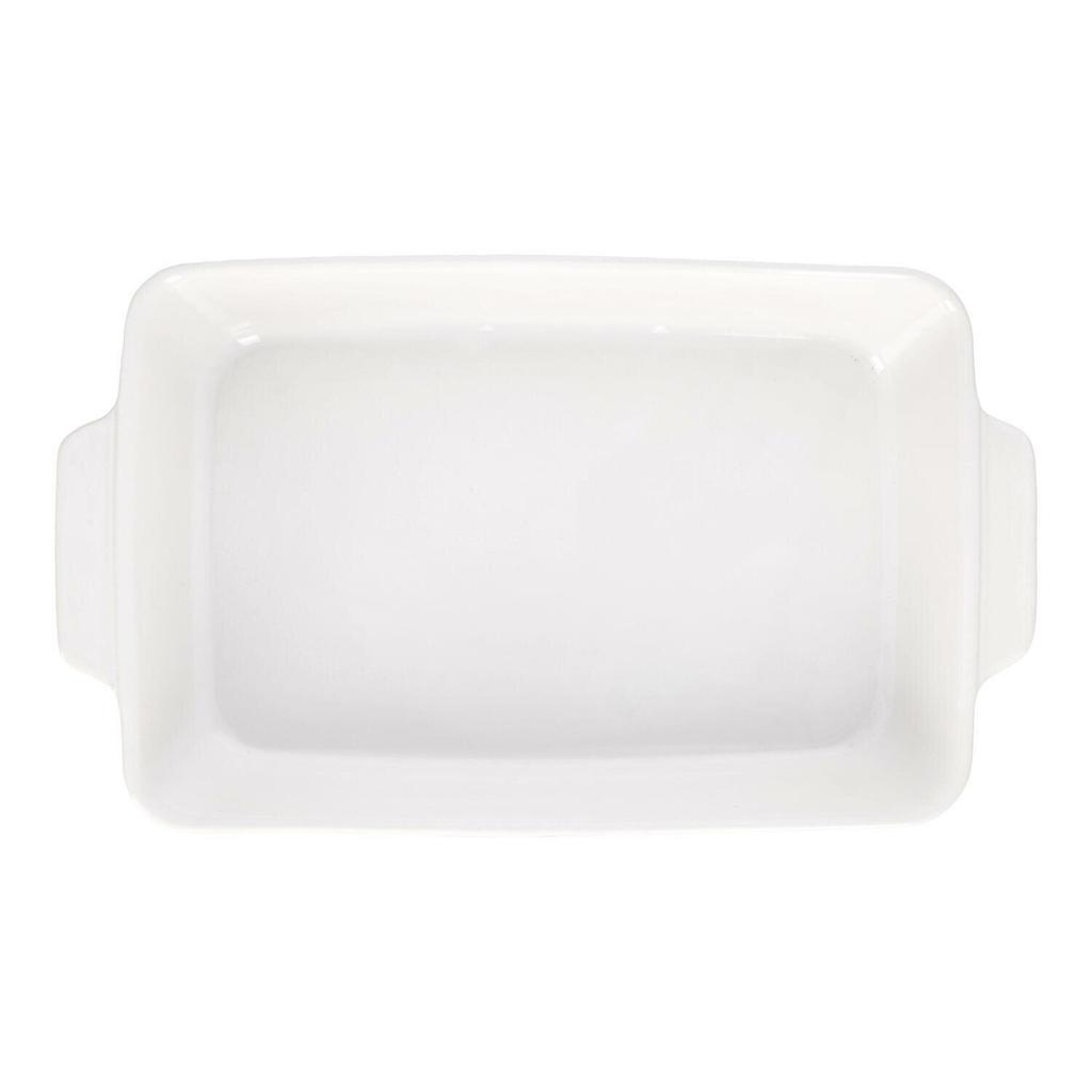 Mazzoni 37Cm White Baking Dish With Handles