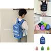 Stylish Large Capacity Korean Casual Color Block Children's Backpack For School Use