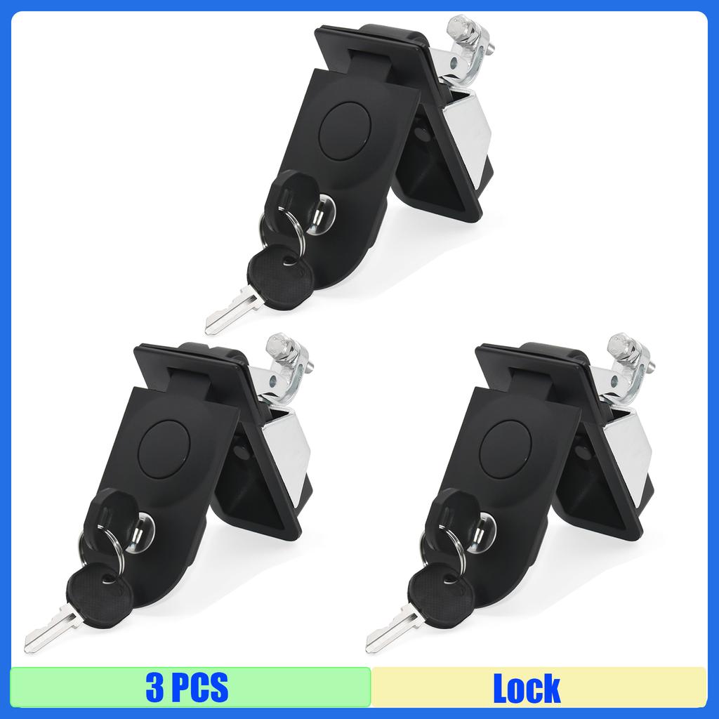 2/3/4PCS RV Trailer Camper Entry Door Lock RV Door Lock Replacement Door Locker With Key Door Handle Hatch Latch