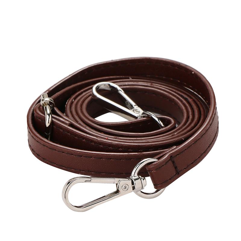 125cm Langer Taschenriemen PU-Leder Schultertaschenriemen 1,2cm Breit Zubehör für Handtaschen Mode PU-Taschenriemen für Umhängetaschen