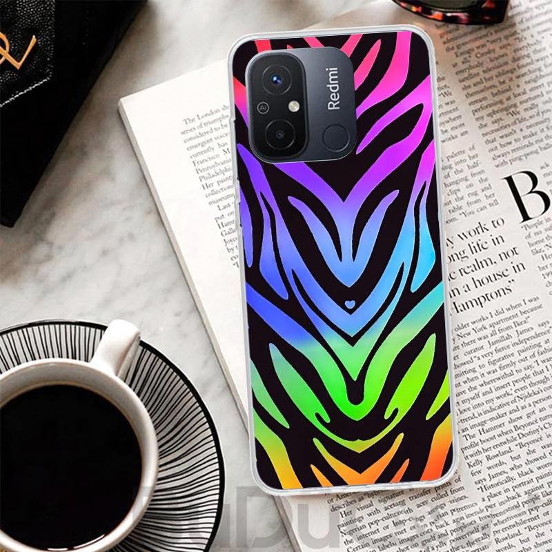Zebra Stripe Print Cover For Xiaomi Redmi 12 12C 10 10C 9 9C 9T 9A Phone Case 10A 8A 8 7A 7 6A 6 Pro K60 K20 K40 S2 Print Coque