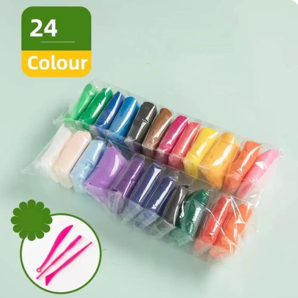 

Latest 24/32 Colors High Quality Polymer Clay Blocks Diy With Tools Oven Bake Clay Vivid Lightweight Molding Plasticine Present