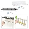under Cabinet Wine Glasses Holder Easy to Install Cup Rack Hanging Wine Glass Holder Stemware Rack Hanger for Home Restaurant