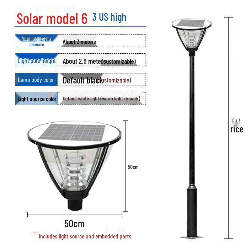 Waterproof Solar LED Landscape Light for Courtyard, Park, and Villa