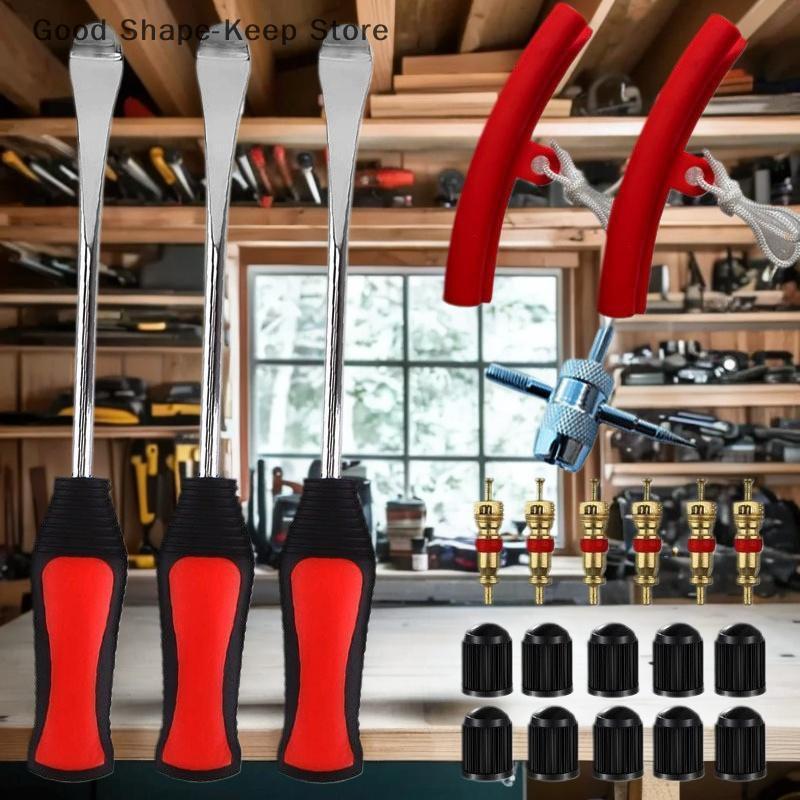 Motorcycle Bicycle Tire Changing Levers Auto Spoon Rim Protector Tire Kit - Essential Tool for Safe And Efficient Tire Changes