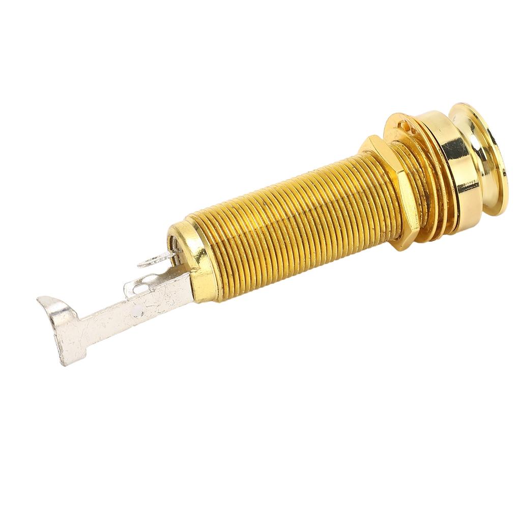 Guitar Bass Barrel   1Celsius4 Inch Reduce Noise Metal Cylinder Output   Socket for Electric Guitars Basses