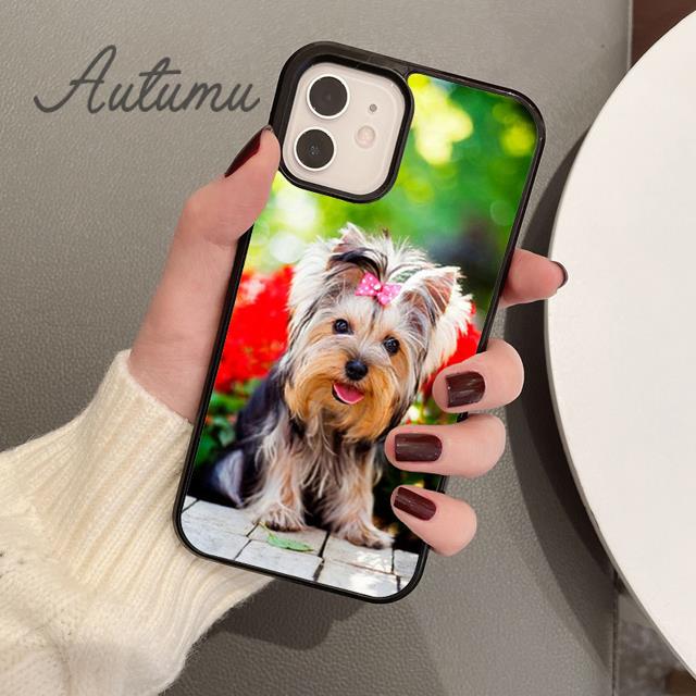 

Чехол для телефона с собакой йоркширского терьера для iPhone 11 12 13 14 Pro Max mini X XR XS SE 2020 6 7 8 Plus Samsung Galaxy S21 S22 iPhone 5 5s SE