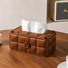 Large Capacity Tissue Box Holder Dust-proof Facial Tissue Box Durable Paper Holder  fo Homestay
