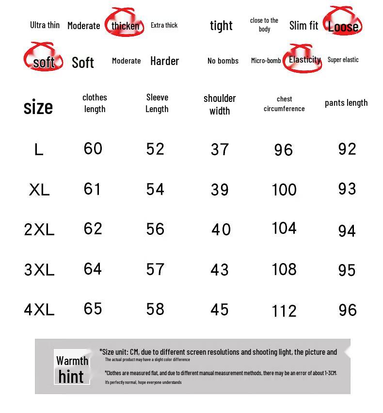 YUZHAOLIN Women's Plus Size Fleece Lined Round Neck Thermal Underwear Set
