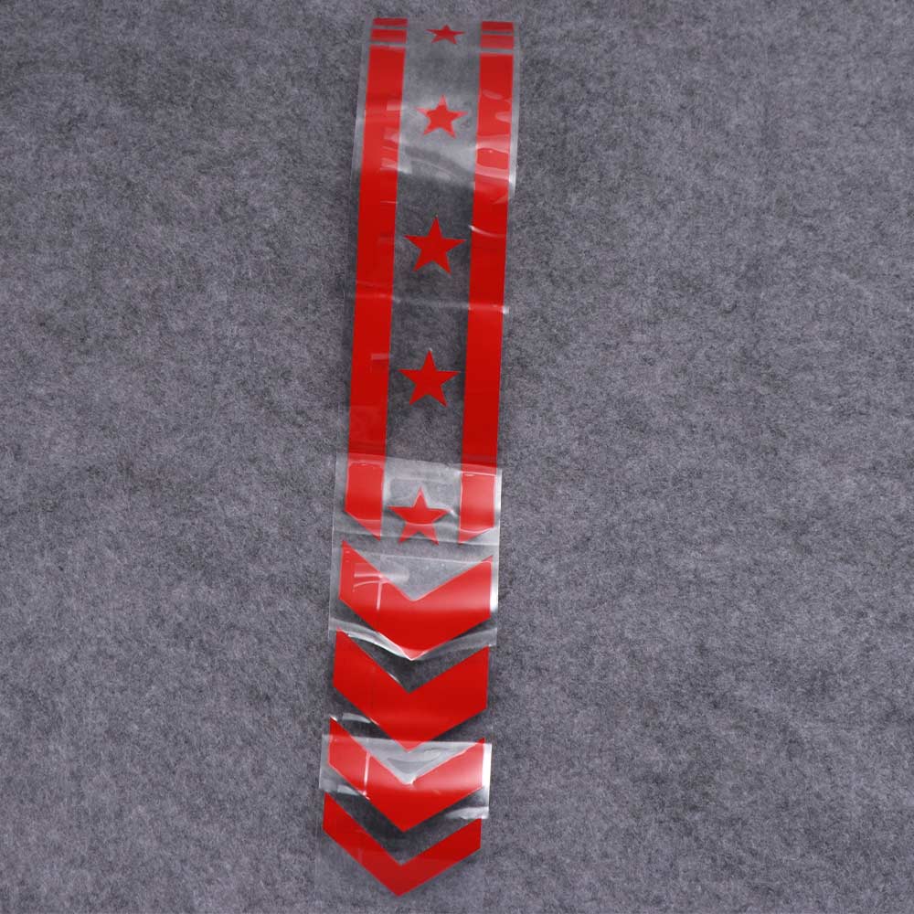 Safety Warning Tape Motorcycle Fender Stickers Fender Tape Stickers Striped Reflective Stickers