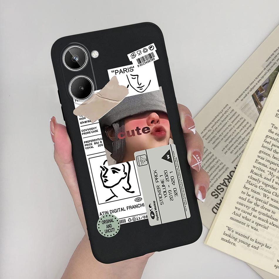 For OPPO Realme 10 4G Case Realme10 Soft Silicone Back Cover for OPPORealme10 Phone Case For OPPORealme 10 4g Coque Bumper Funda