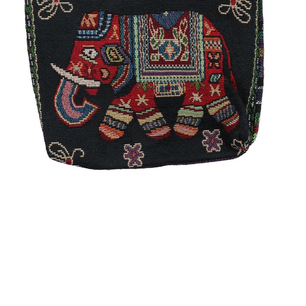 Embroidery Ethnic Style Crossbody Bag Large Capacity Animal Shoulder Bag Grocery Handbags