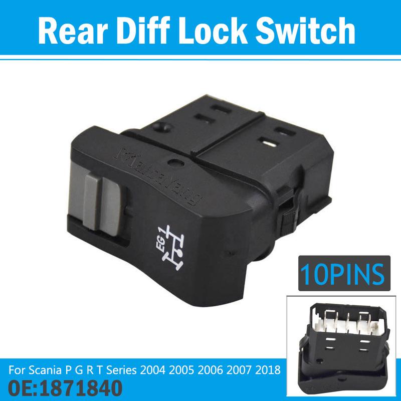 

BP127-757 For Scania P G R T Series 2004 2005 2006 2007 2018 Rear Diff Lock Switch Single Auto Button 1871840 Car Part
