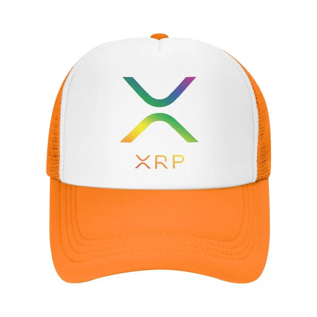 Custom Ripple XRP Trucker Hat Women Unisex Adjustable Adult Bitcoin Cryptocurrency Baseball Cap Outdoor Dad Hat