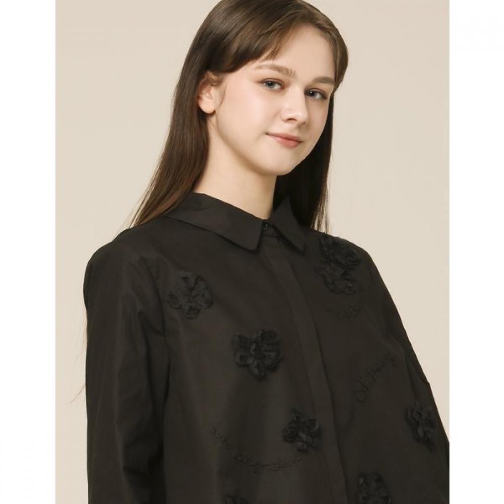 Son Jung Wan Flower Lace Embroidered Shirt Zdr6161151